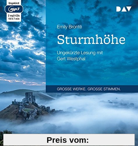 Sturmhöhe: Ungekürzte Lesung mit Gert Westphal (2 mp3-CDs)