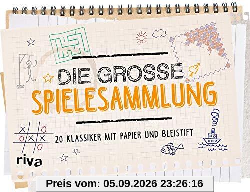 Die große Spielesammlung: 20 Klassiker mit Papier und Bleistift
