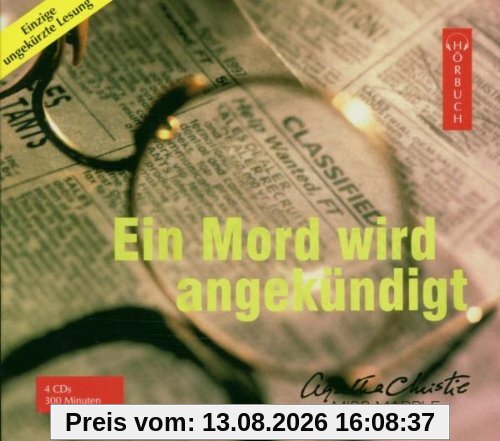 Ein Mord wird angekündigt. 4 CDs