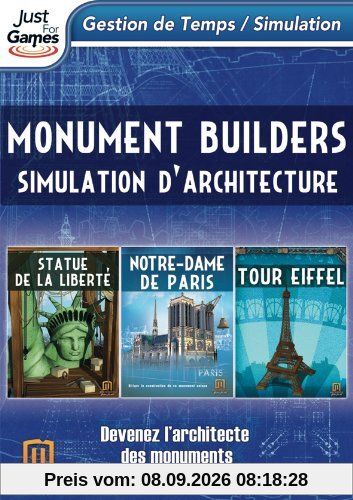 Monument Builders : Notre-Dame de Paris + Tour Eiffel et Statue de la Liberté