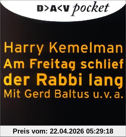 Am Freitag schlief der Rabbi lang, 1 Audio-CD