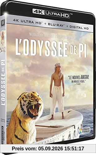 L'odyssée de pi 4k ultra hd [Blu-ray] [FR Import]