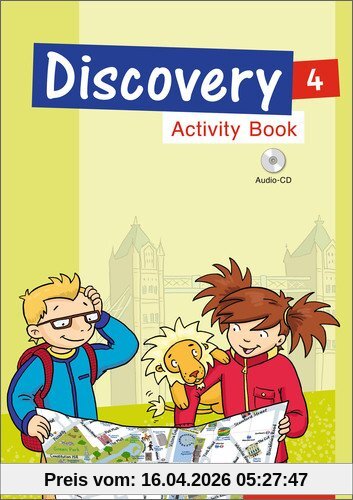 Discovery 3 - 4: Ausgabe 2013: Activity Book 4 mit Audio-CD