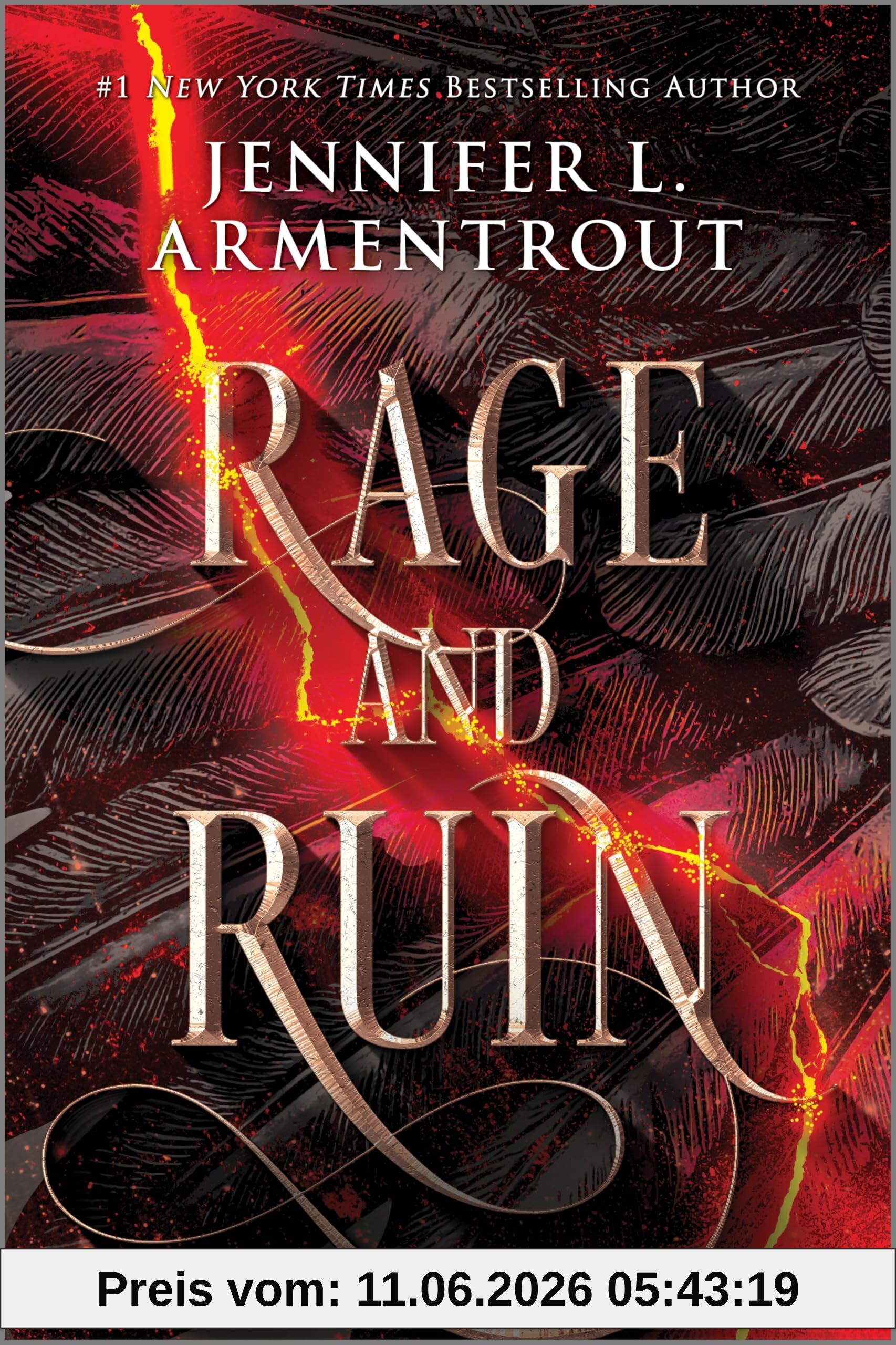 Armentrout, Jennifer L. Rage And Ruin, A Dark Ya Romantasy Where Forbidden Love Meets A Race Against Time (The Harbinger Series, 2, Band 2)