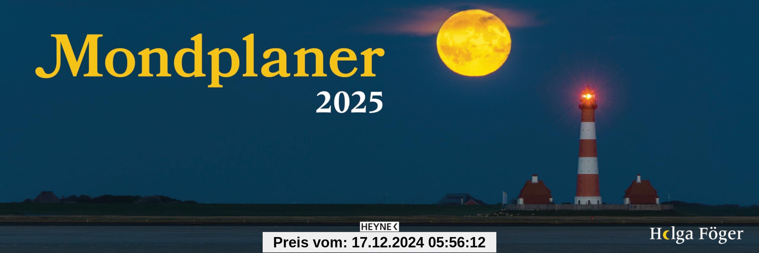 Mondplaner 2025: Der Wochenplaner für den Schreibtisch – Mit Monatsübersicht und viel Platz für Termine und Notizen – au