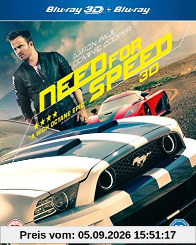Need for Speed [Blu-ray 3D + Blu-ray] [2014] [UK Import]