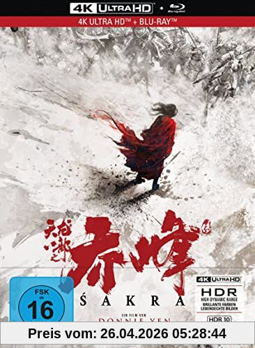 Donnie Yen's SAKRA - 2-Disc Limited Collector's Edition im Mediabook (UHD-Blu-tay + Blu-ray)
