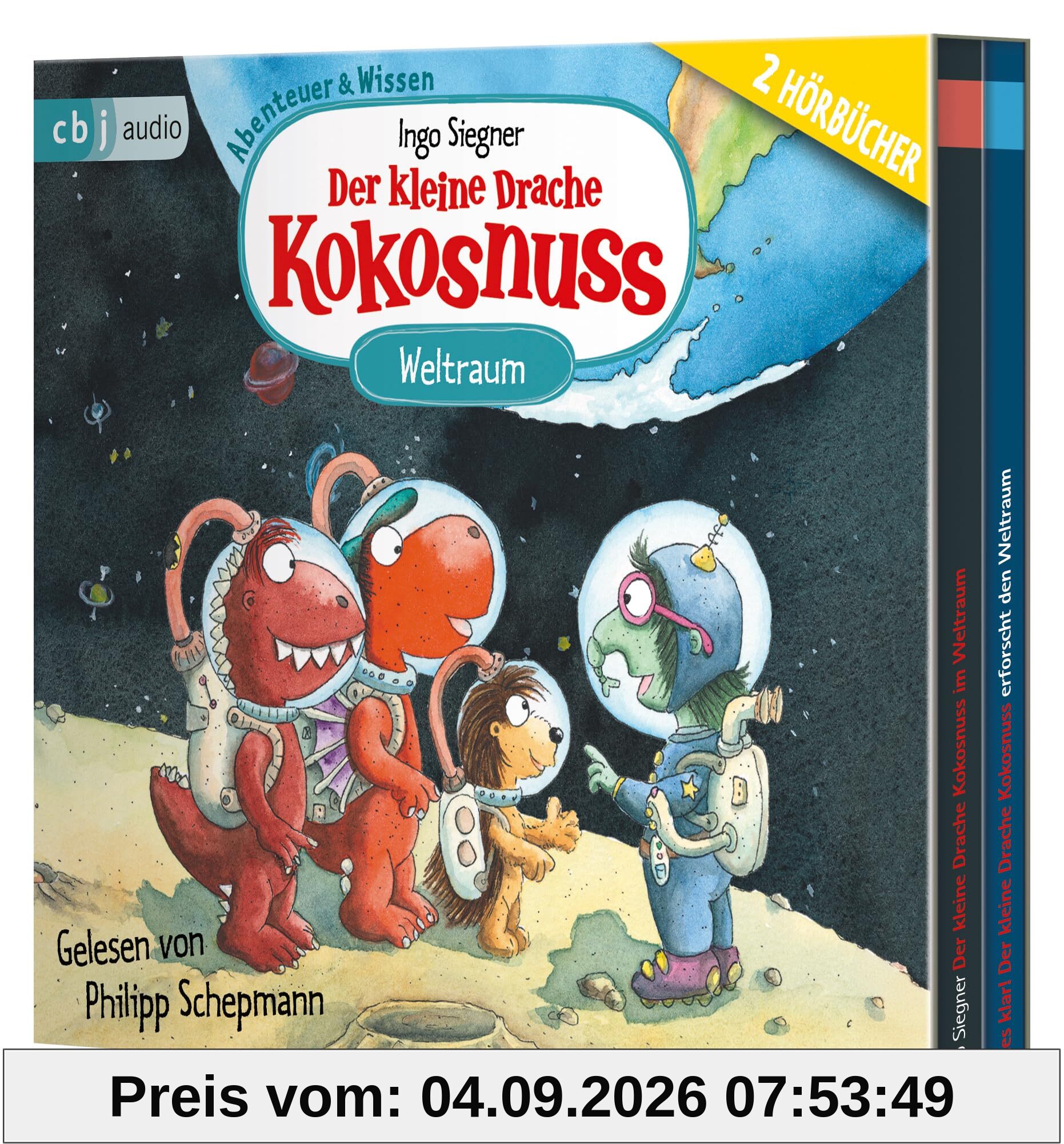 Der kleine Drache Kokosnuss – Abenteuer & Wissen – Weltraum: Doppelband bestehend aus Abenteuer- und Sachbuch-Band ab 6 Jahre (Abenteuer & Wissen mit dem kleinen Drachen Kokosnuss, Band 6)