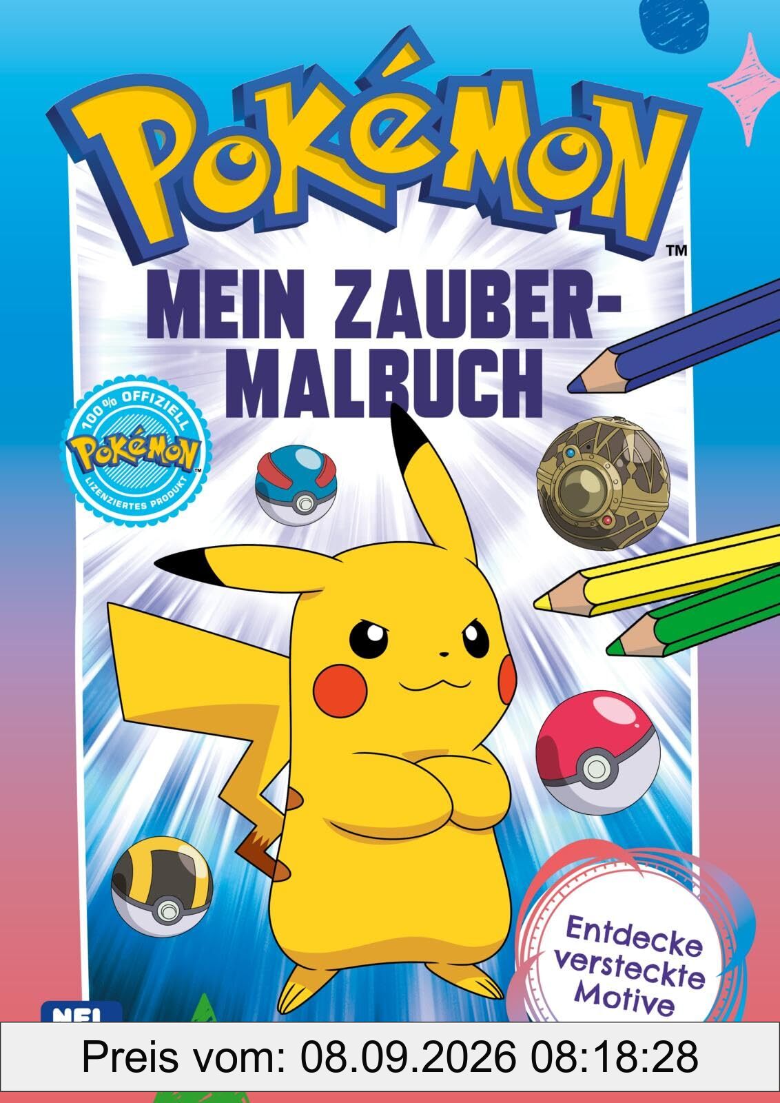 Pokémon Activity-Buch: Mein Zaubermalbuch