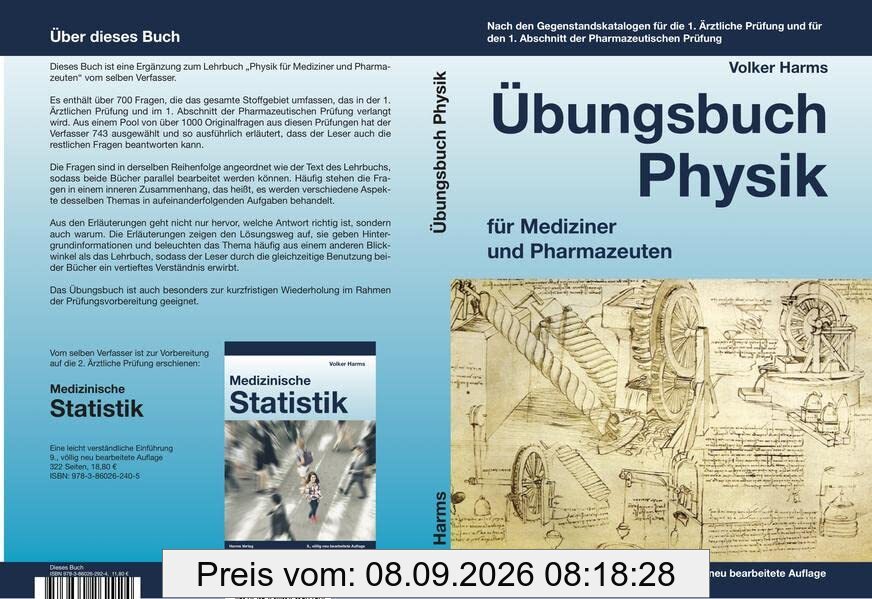 Übungsbuch Physik für Mediziner und Pharmazeuten