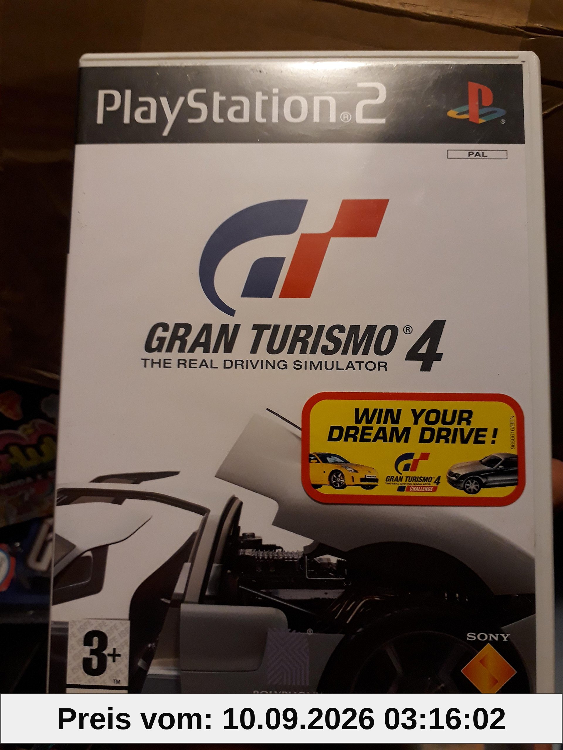 GRAN TURISMO 4 the real driving simulator PlayStation 2 PS2