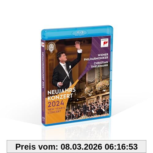 Neujahrskonzert 2024/ New Year's Concert 2024 - Wiener Philharmoniker / Christian Thielemann [Blu-ray]