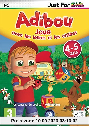 Adibou joue avec les chiffres et les lettres 4-5 ans