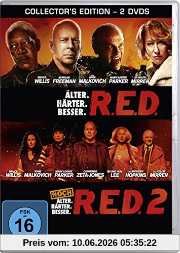 R.E.D. - Älter. Härter. Besser. / R.E.D. 2 - Noch älter. Härter. Besser. [Collector's Edition] [2 DVDs]
