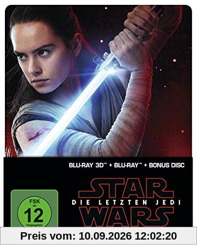 Star Wars: Die letzten Jedi (2D & 3D Steelbook Edition) [3D Blu-ray] [Limited Edition]