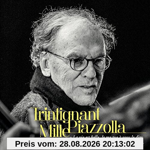Trintignant/Mille/Piazzolla (CD & Dvd)