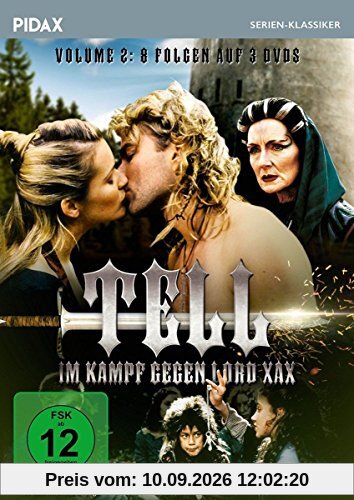 Tell - Im Kampf gegen Lord Xax, Vol. 2 (The Legend of William Tell) / Weitere 8 Folgen der erfolgreichen Abenteuerserie (Pidax Serien-Klassiker) [3 DVDs]