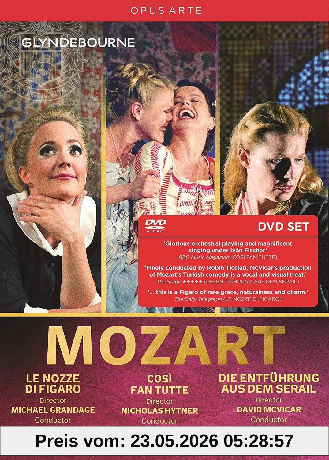 unbekannt Mozart, Le Nozze Di Figaro / Die Entführung Aus Dem Serail / Così Fan Tutte [5 DVDs]