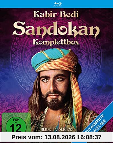 Sandokan - Komplettbox: Restored Version (Der Tiger von Malaysia in HD & Die Rückkehr des Sandokan in SD) (Fernsehjuwelen) [Blu-ray]