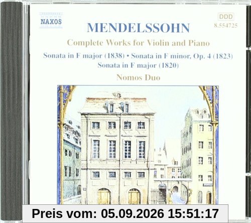 Werke für Violine und Klavier