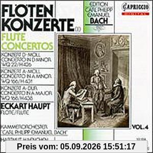 Flötenkonzerte Wq 22,166+168