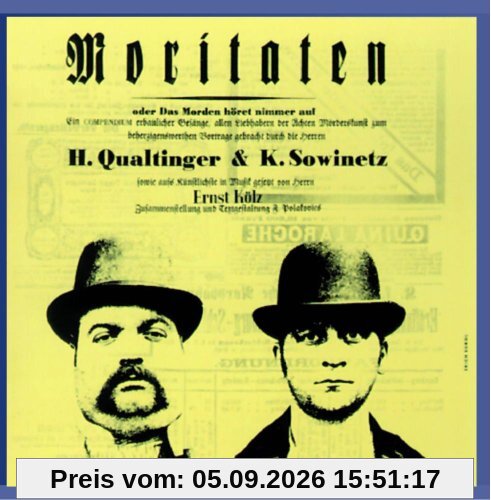 Moritaten oder das Morden höret nimmer auf