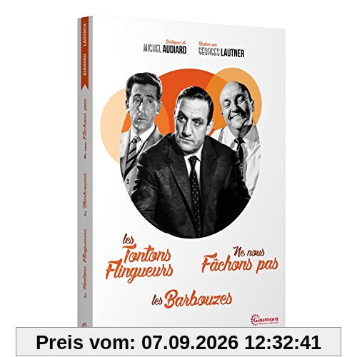 Coffret audiard et lautner 3 films : les tontons flingueurs ; les barbouzes ; ne nous fâchons pas [FR Import]