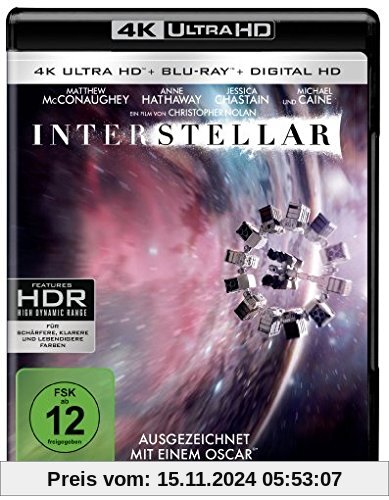 Interstellar  (4K Ultra HD + 2D-Blu-ray) (2-Disc Version) [Blu-ray]