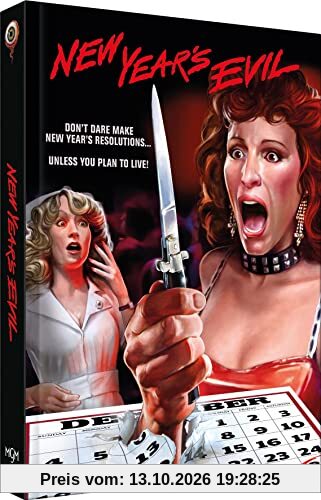 New Year‘s Evil - Mediabook - Cover C - 2-Disc Limited Collector‘s Edition Nr. 67 - Limitiert auf 333 Stück (Blu-ray+DVD)