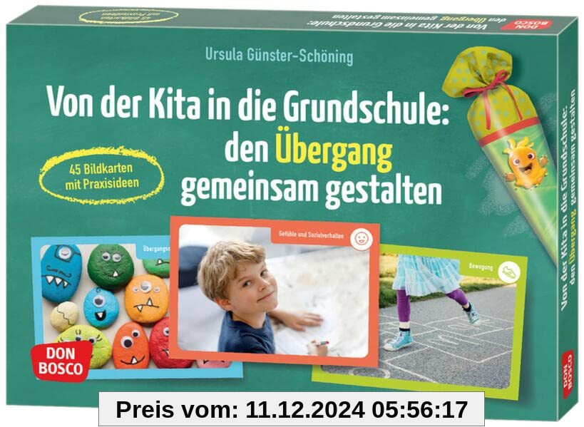 Von der Kita in die Grundschule: den Übergang gemeinsam gestalten: 45 Bildkarten für Praxisideen. Kooperative Vorschular