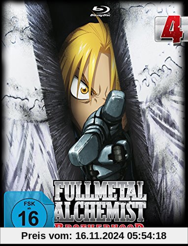 Fullmetal Alchemist: Brotherhood - Vol. 4 (Digipack im Schuber mit Hochprägung und Glanzfolie) [Blu-ray] [Limited Edtion