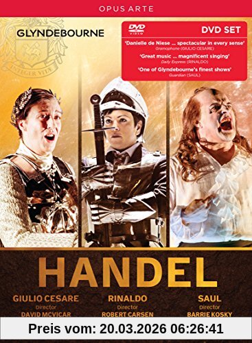 Georg Friedrich Händel Händel, Giulio Cesare / Rinaldo / Saul (Glyndebourne) [5 DVDs]