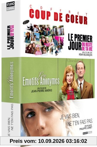 Coffret coup de coeur : le premier jour du reste de ta vie ; les émotifs anonymes ; je vais bien ne t'en fais pas [FR Import]