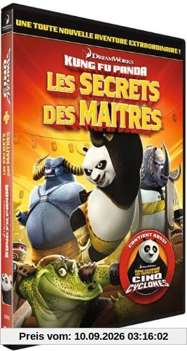 Coffret kung fu panda : les secrets des maitres ; le secret des 5 cyclones [FR Import]