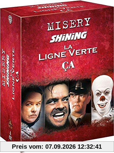 Stephen King : Misery + Shining + La ligne verte + Ça [Édition Limitée]