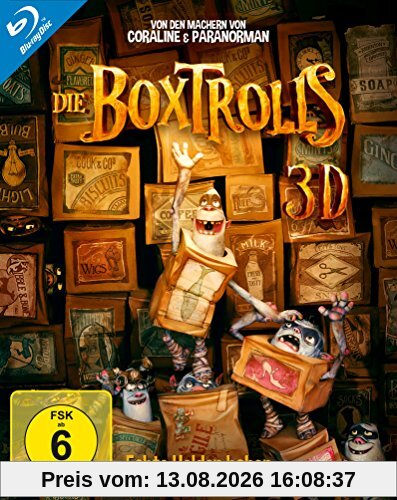 Die Boxtrolls  (inkl. 2D-Version) (inkl. Digital HD Ultraviolet) [3D Blu-ray]