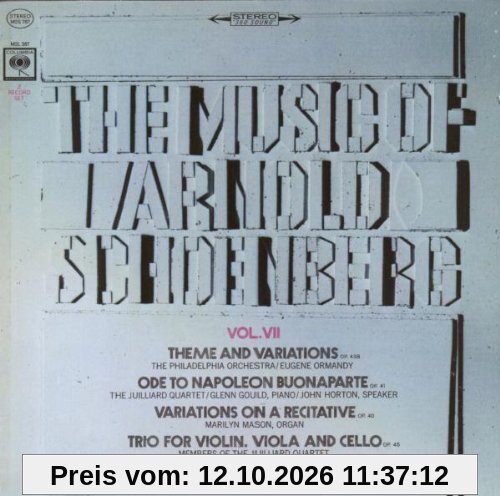 Gg Original:the Music of Arnold Schönberg Vol.7 (VII)