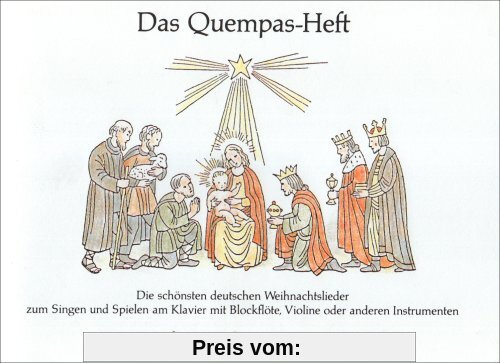 Das Quempas-Heft. Hausmusik-Ausgabe. 62 Sätze f. Singst., Klav, 1 Mel-Instr