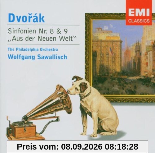Dvorák - Sinfonien Nr. 8 & 9 Aus der neuen Welt / The Philadelphia Orchestra, Sawallisch