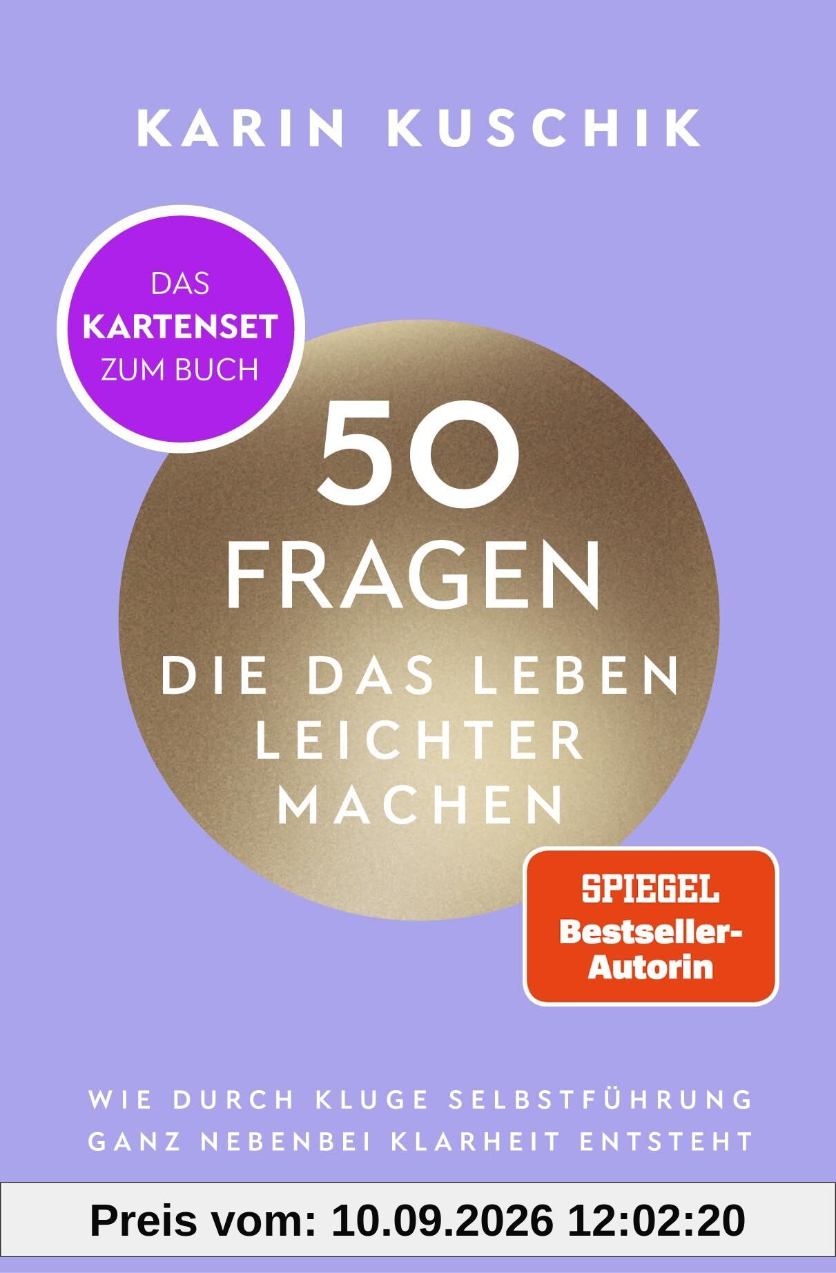50 Fragen, die das Leben leichter machen - Das Kartenset zum Buch