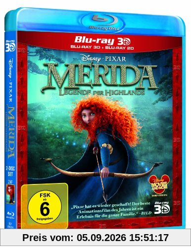 Merida - Legende der Highlands (+ Blu-ray 2D) [Blu-ray 3D]