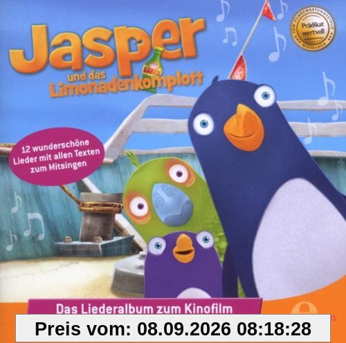 Jasper und das Limonadenkomplott (Das Liederalbum zum Kinofilm)