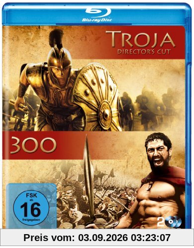 300 & Troja (2 Discs) [Blu-ray]