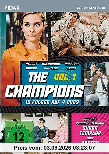 The Champions, Vol. 1 / Die ersten 15 Folgen der preisgekrönten Sci-Fi-Agentenserie (Pidax Serien-Klassiker) [4 DVDs]