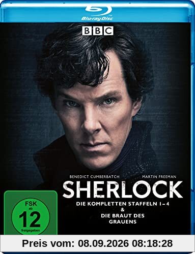 Sherlock - Die komplette Serie: Staffeln 1-4 & Die Braut des Grauens auf 10 BDs LTD. [Blu-ray]