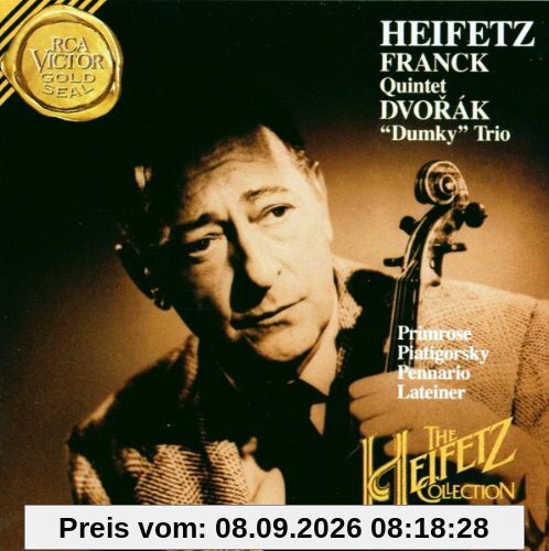 The Heifetz Collection Vol. 33 - Franck: Quintett in F / Dvorak: Trio op. 90 / Sibelius: Nocturne