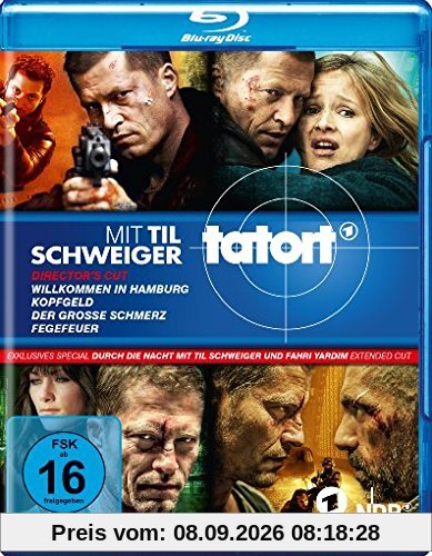Tatort - Til Schweiger Boxset 1-4 + Durch die Nacht mit Til Schweiger und Fahri Yardim - Extended Cut (Dokumentation) [Blu-ray]