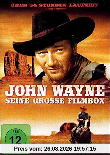 John Wayne: Seine große Film-Box mit 48 legendären Filmen - Die Westernlegende in actionreichen Western Klassikern - Collection mit 54 Stunden Laufzeit [15 DVDs]