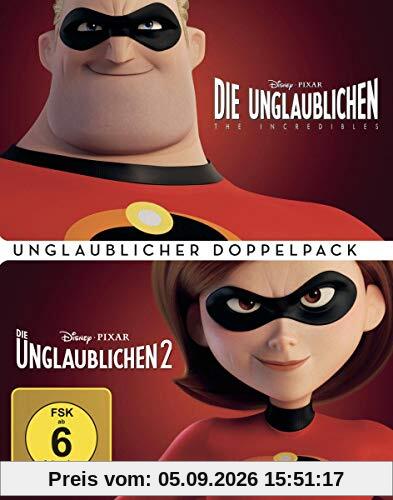 Die Unglaublichen 1+2 (Doppelpack) [Blu-ray]