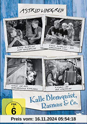 Astrid Lindgren - Kalle Blomquist, Rasmus & Co. (original schwarz-weiß Filme) [2 DVDs]